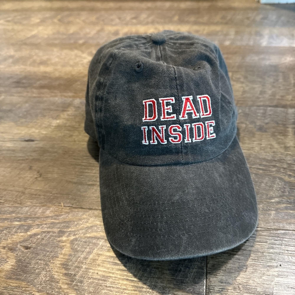 Spirit Black Cap with Red Embroidery